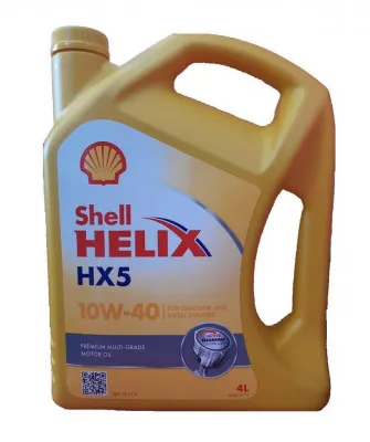 Масло полусинтетическое SHELL HELIX HX5 SP 10W-40 4л