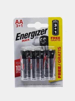 Батарейка Energizer Max Power Seal AA BP4, 4 шт