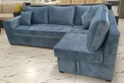 Угловой диван с выдвижным механизмом модель 3
