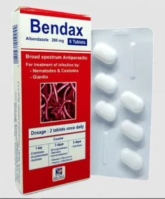 Bendax parazitlarga qarshi tabletka