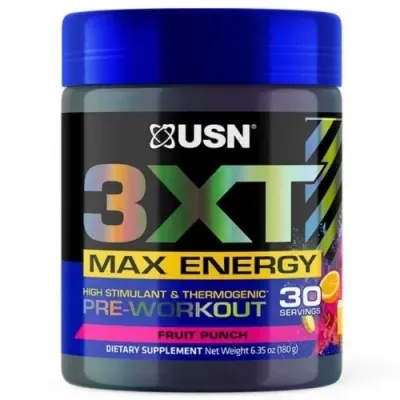 USN 3XT Max Energy Pre-Workout 180 gramm