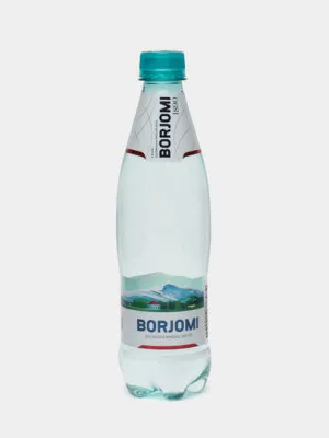 Вода минеральная Боржоми, газированная, 0.5 л
