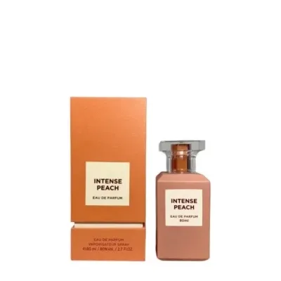 Ayollar uchun parfyum suvi, Fragrance World, Intense Peach, 80 ml