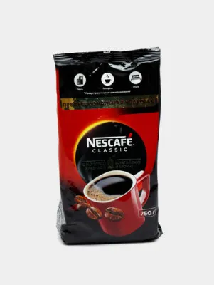 Кофе Nescafe Classic мягкая упаковка, 750 гр