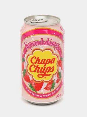 Напиток Chupa Chups Сливочная Клубника 345мл