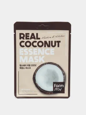 Тканевая маска с экстрактом кокоса Farm Stay Real Coconut Essence Mask, 23 мл