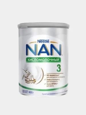 Смесь Nestle NAN 3 Кисломолочный, 400 гр