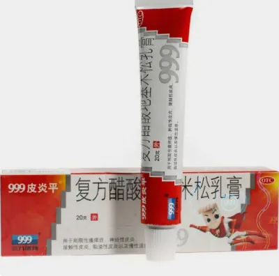 Китайская Мазь Пианпин 999 для лечения псориаза и кожных заболеваний