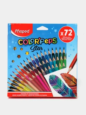 Цветные карандаши Maped Color'Peps, 72 цвета
