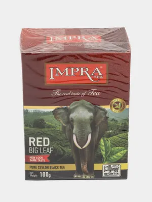 Чёрный чай IMPRA Red, крупнолистовой, 100 г