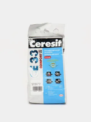Затирка для швов Ceresit CE33, 2 кг, 10 Манхеттен