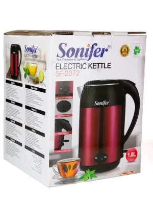 Электрический чайник SONIFER SF-2072, красный