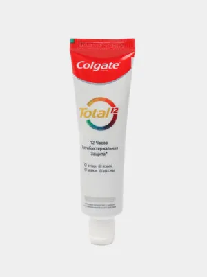 Зубная паста Colgate Total 12, антибактериальная защита, 50мл