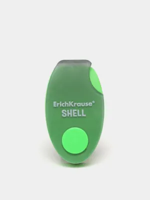 Ластик в пластиковом футляре ErichKrause Shell (в коробке по 24 шт.)