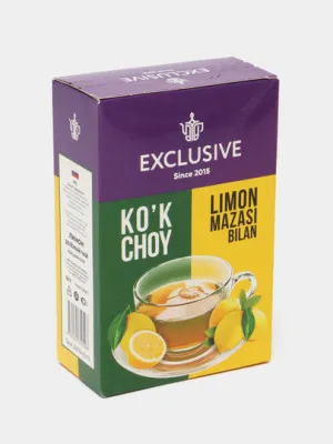 Чай зеленый Exclusive China With lemon flavor, 80 г