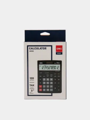 Калькулятор Deli E39203, 12 разрядный, 198*142*41 