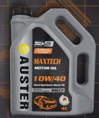 Моторное масло для легковых автомобилей "Auster Maxtech" 10W-40 SМ/CF (4 литра)