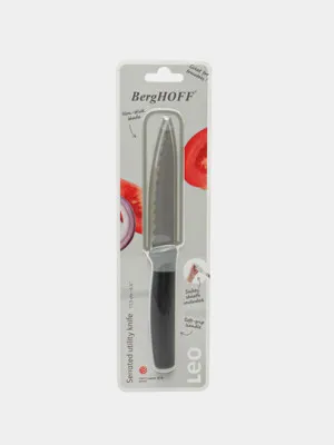 Нож зазубренный серый BergHOFF, 11.5 см