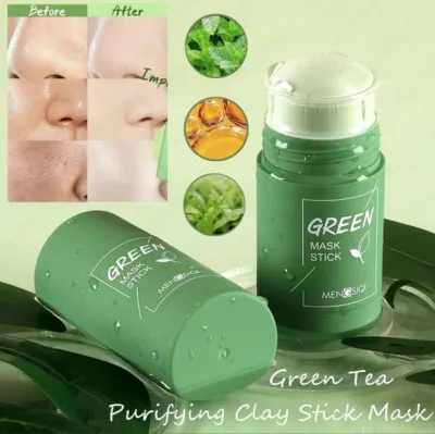 Green Mask  qora nuqtalardan yuz uchun maskasi
