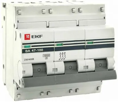 Автоматический выключатель ва 47-100 ekf