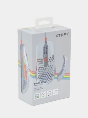 Игровая мышка проводная Xtrfy M42 RGB USB Retro XG-M42