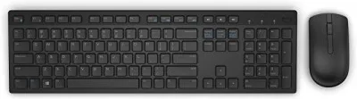 Комплект беспроводной клавиатуры и мыши Dell KM636 (5WH32), черный