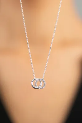 Серебряное ожерелье, модель: вечность fa182169 Larin Silver