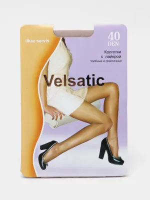 Колготки женские Velsatic 40 den, лайкра - 2