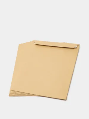 Пакет  конверт С4(229*324)  крафт 120гр (10 штук)