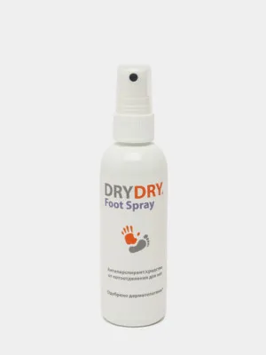 Средство от потоотделения DRYDRY Foot Spray, для ног