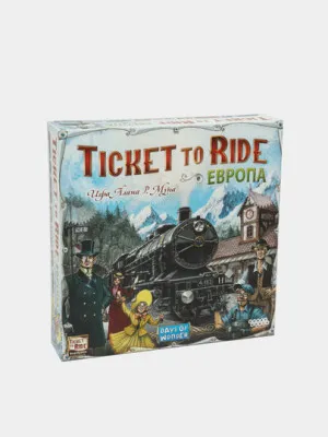 Настольная игра Hobby World Ticket to Ride Европа 3е русское издание