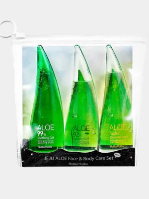 Набор средств для лица и тела  Holika Holika Jeju Aloe Face and Body Care Set