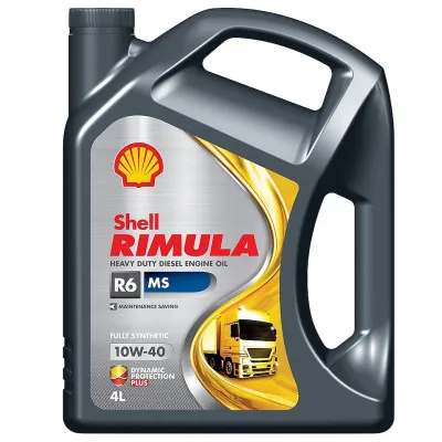 Shell Rimula R6 MS 10W-40, dizel dvigatellar uchun motor moylari