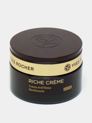 Ночной крем от морщин Yves Rocher Riche Creme для сухой кожи лица