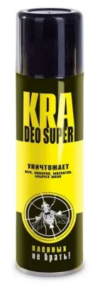 KRA - deo super, для уничтожения мух, комаров, москитов, моли
