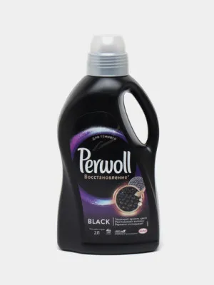 Жидкий порошок Perwoll Эффект восстановления, для черного и темного белья, 2 л