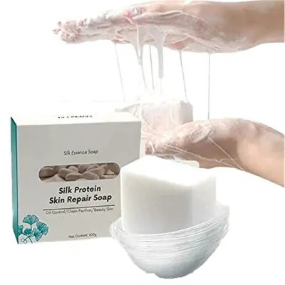 Фиброиновое мыло из козьего молока Befuman Silk Protein Skin Repair Soap