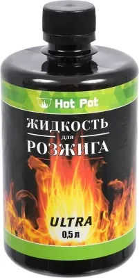 Жидкость для розжига Hot Pot ULTRA углеводородная 0,5 л