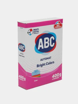 Стиральный порошок ABC Automat Bright Colors, 400 г