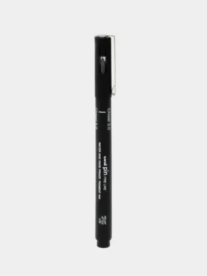 Ручка фетровая Uni Pin Fine Line, 3.0 мм, черная