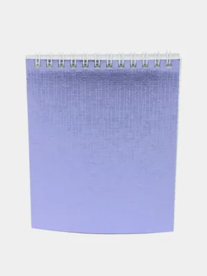 Блокнот в клетку METALLIC Бумвиниловая обложка, фиолетовый