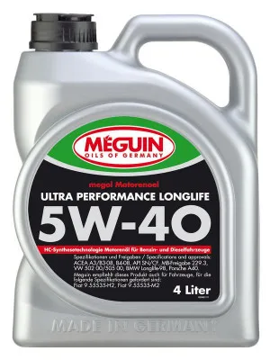 Моторное масло MEGOL ULTRA PERF. LONGL 5W-40