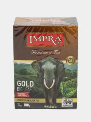 Чёрный чай IMPRA Gold крупнолистовой, 100гр