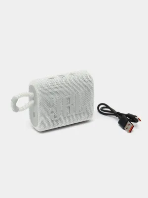 Портативная колонка JBL GO3 Portable Wireless Speaker, White