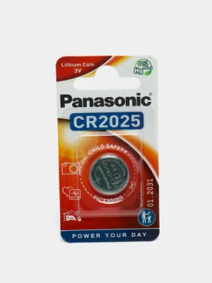 Батарейки литиевые дисковые CR2025, напряжение З В. по 1 шт в упаковке (p/n CR-2025EL/1B)