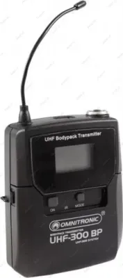 Bodypack uzatuvchi "Omnitronic UHF-300"