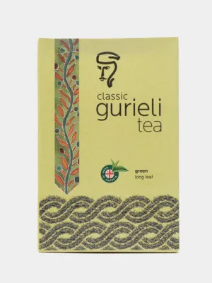 Чай зеленый Gurieli, крупнолистовой, 100 г