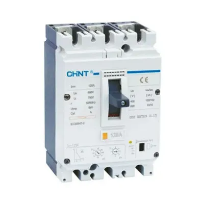 Avtomatik o'chirgich CHINT NM8NL-125 4P A RCD1 RCD (30mA-1A) 50kA