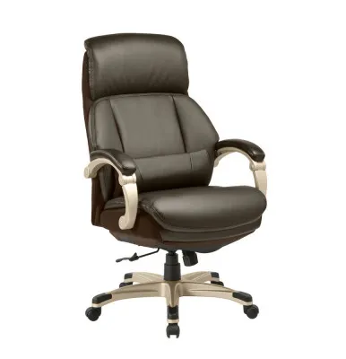 Кресло руководительское CLAYTON CS-2066E коричневый