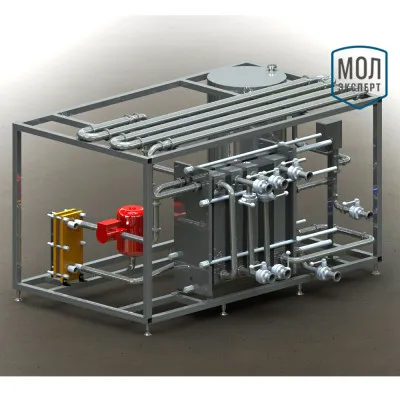 Модульная пастеризационно-охладительная установка 5000л (72±2/94±2 °С) МОЛЭКСПЕРТ